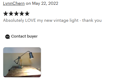 ReCraf review Reclaimed desk lamp 